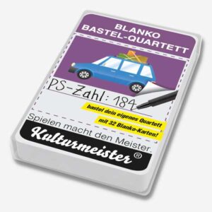 Blanko Bastel Quartett